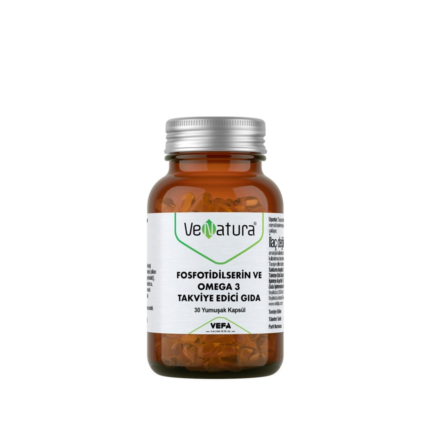 VeNatura Phosphatidylserine &amp; Omega 3 Supplement 30 Softgels