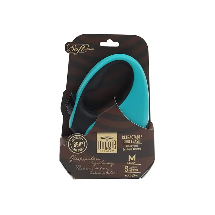 Doggie Soft Automatic Retractable Dog Leash Medium 5m