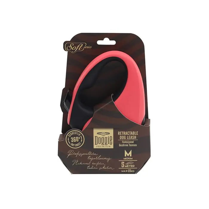 Doggie Soft Automatic Retractable Dog Leash Medium 5m