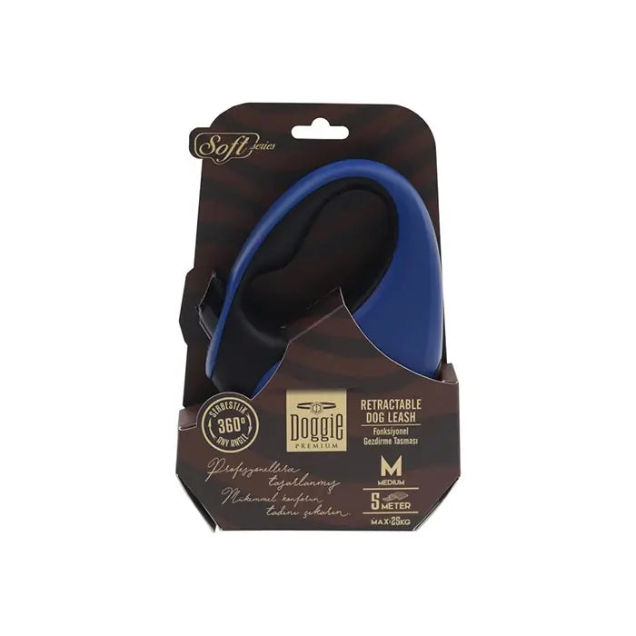 Doggie Soft Automatic Retractable Dog Leash Medium 5m