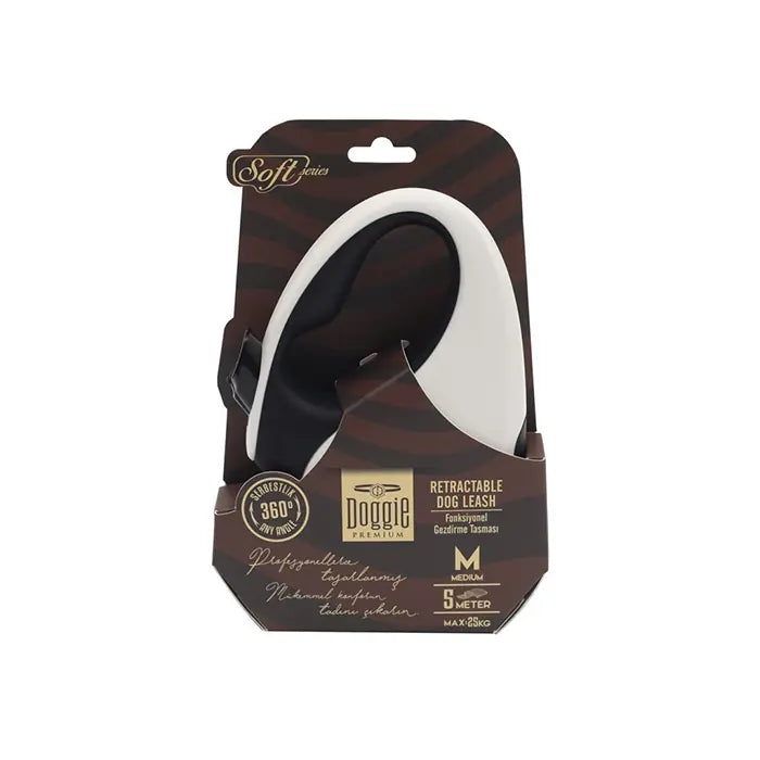 Doggie Soft Automatic Retractable Dog Leash Medium 5m