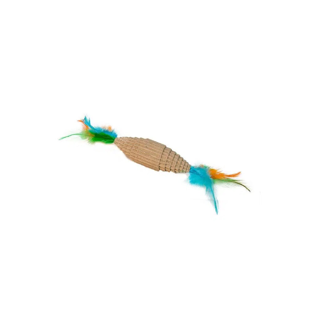 Eastland Cardboard Feather Cat Toy for Active Play 10x3 cm
