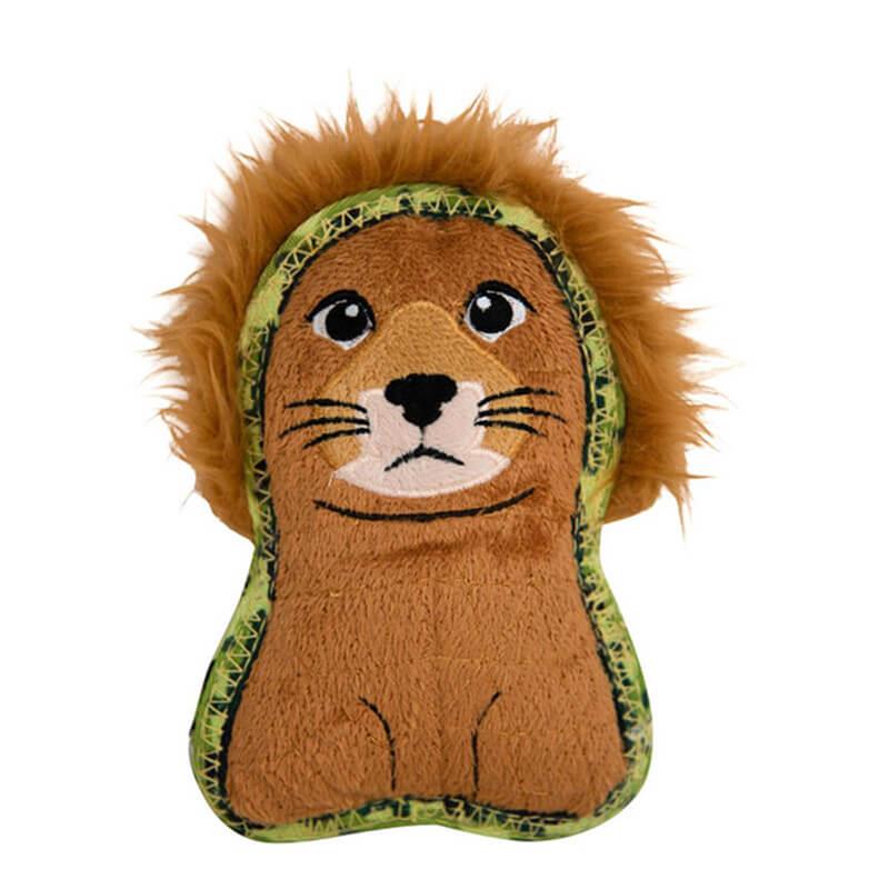 Petstages Xtreme Seamz Lion Durable Plush Dog Toy