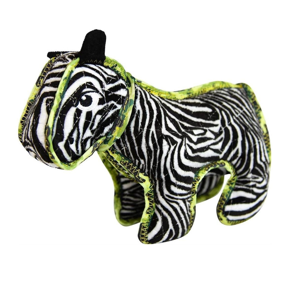 Petstages Xtreme Seamz Zebra Durable Plush Dog Toy
