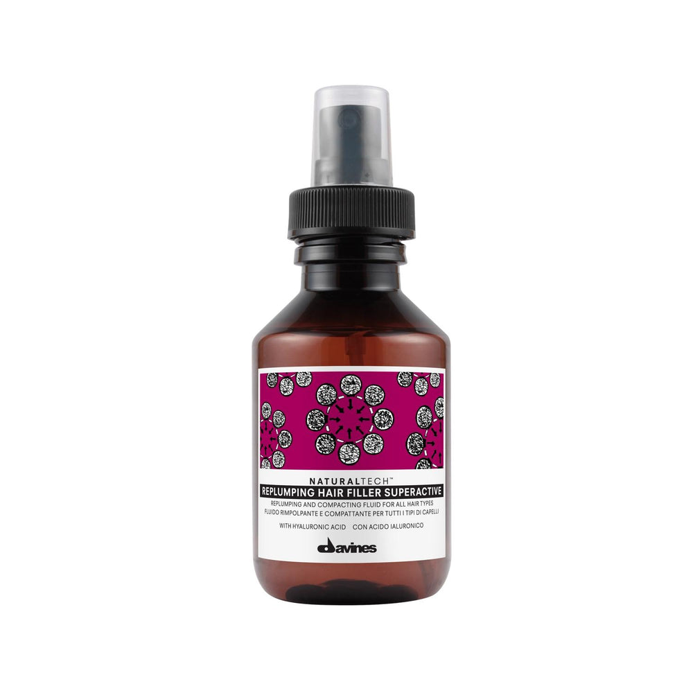 Davines Replumping Leave-in Hair Treatment & Volumizer - Hydrating, Non-Rinsing Formula for Dry, Damaged Hair - - Hair Mask