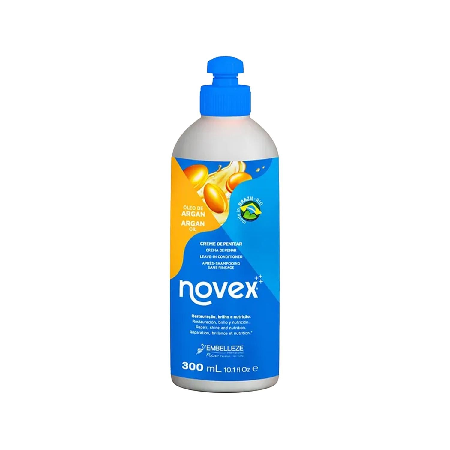 Novex Argan Oil Leave-In Hair Cream for Damaged Hair 300g