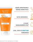 Avene Fragrance-Free Sunscreen Cream for Dry Skin SPF50+ - Water-Resistant & Moisturizing - image 4