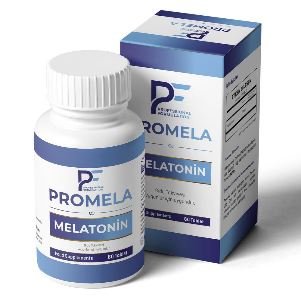 PF ProMela Melatonin Supplement 3mg - 60 Tablets for Sleep Regulation and Support - Vitamin & Supplement