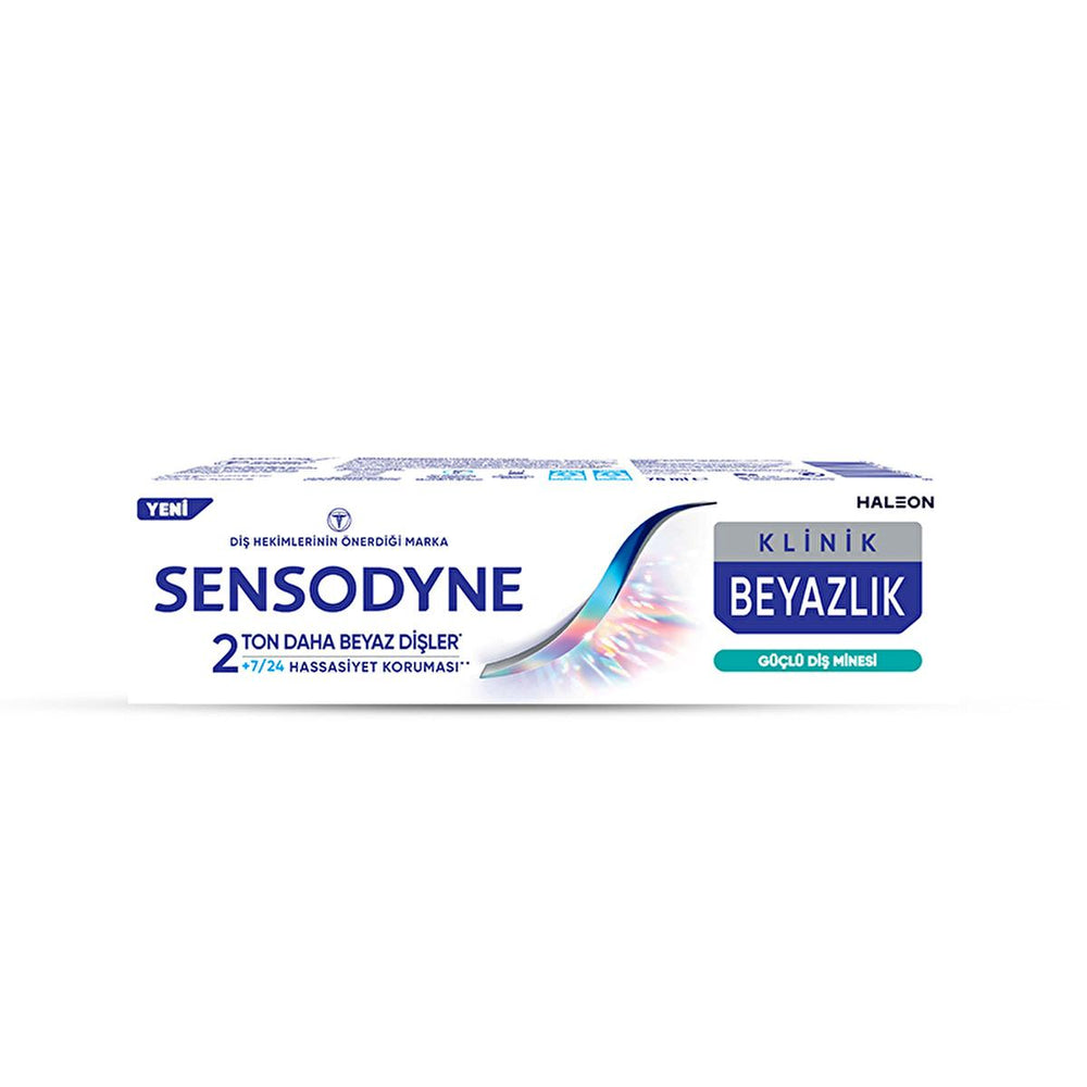 Sensodyne Sensitive Teeth Whitening Toothpaste - 2.54 fl oz, Strengthens Enamel, Clinically Proven - view 2