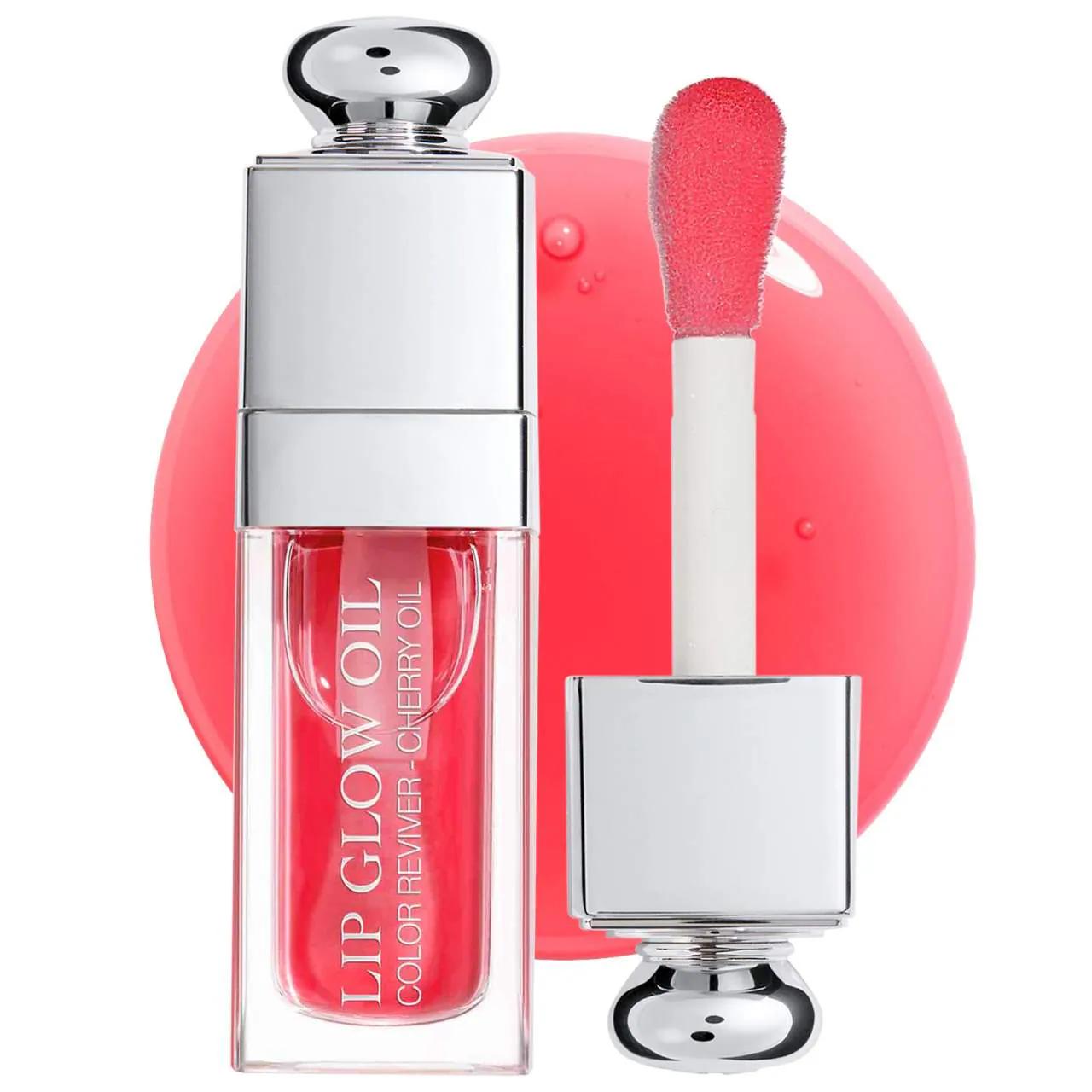 Dior Lip Glow Oil - Nourishing, Glossy Lip Care with Natural Color Enhancement Dior Lip Glow Oil - Nourishing Glossy Lip Care Lip Glow Oil, nourishing lip oil, glossy lip care, moisturizing lip product, natural lip color enhancement, lip care, cosmetics, Dior, beauty, skincare, lip balm, lip gloss, Cherry Oil, Color Reviver technology, non-sticky lip oil, minty-vanilla scent, lip nourishment, lip protection