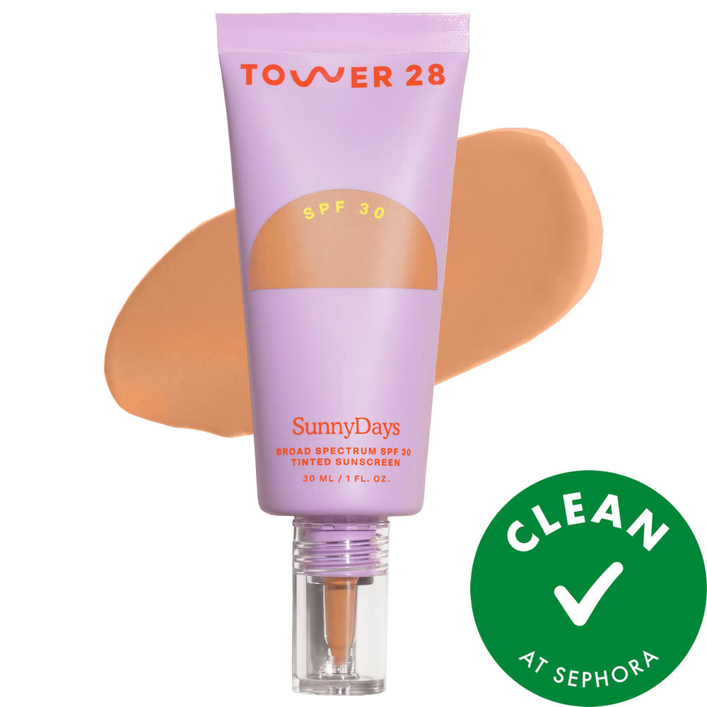 SunnyDays Tinted Sunscreen Foundation SPF 30 - Natural Finish, Vegan & Cruelty-Free SunnyDays Tinted Sunscreen Foundation SPF 30 - Natural & Vegan tinted sunscreen foundation, natural finish foundation, SPF 30 sunscreen, mineral sunscreen, vegan foundation, gluten-free cosmetics, cruelty-free beauty products, sensitive skin care, sun protection, blue light protection, natural skincare, everyday makeup, liquid foundation, non-irritating skincare, broad-spectrum sun protection
