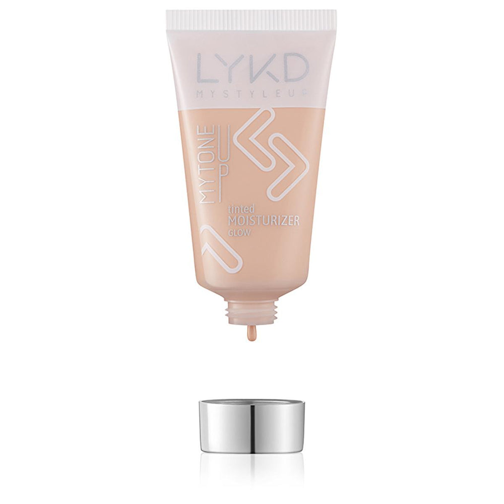 LYKD Colored Moisturizer 107 Porcelain - Tinted Hydrating Moisturizer for All Skin Types - Foundation