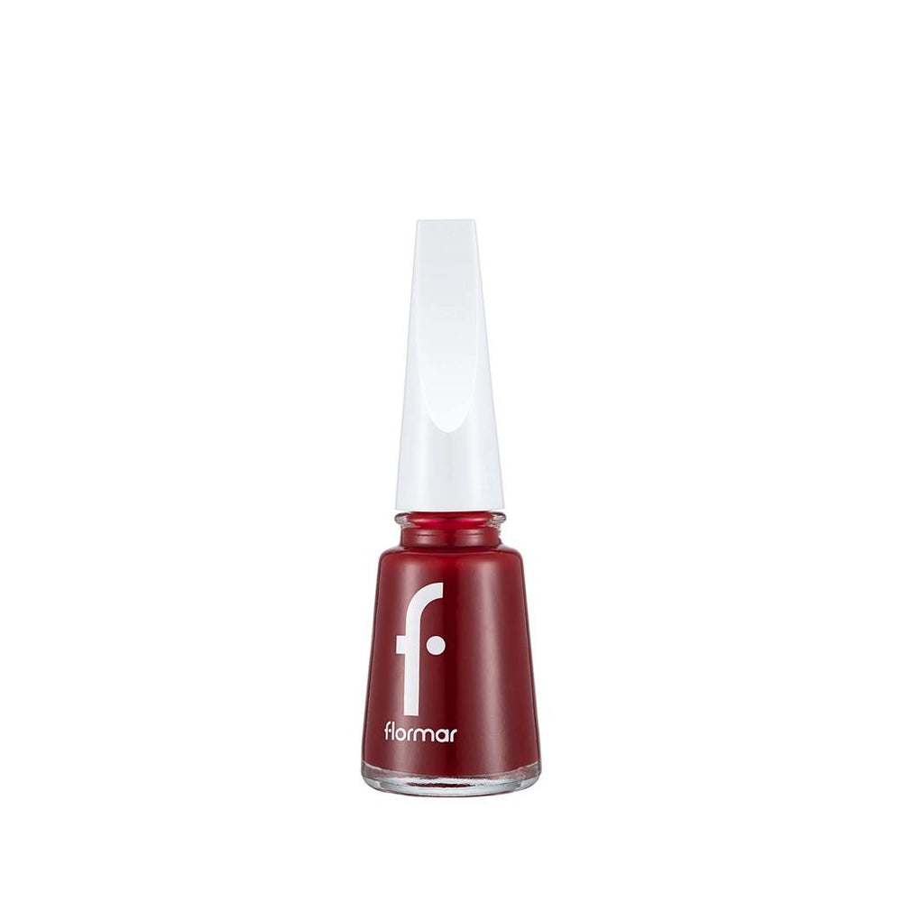 Flormar Shiny Nail Polish High Pigment 405 Red Roots