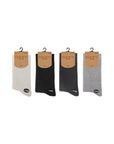 Ozzy Socks Women's 4-Pack Towel Socks - Comfortable, Absorbent, Soft Cotton Blend, Sizes 36/40 - view 2