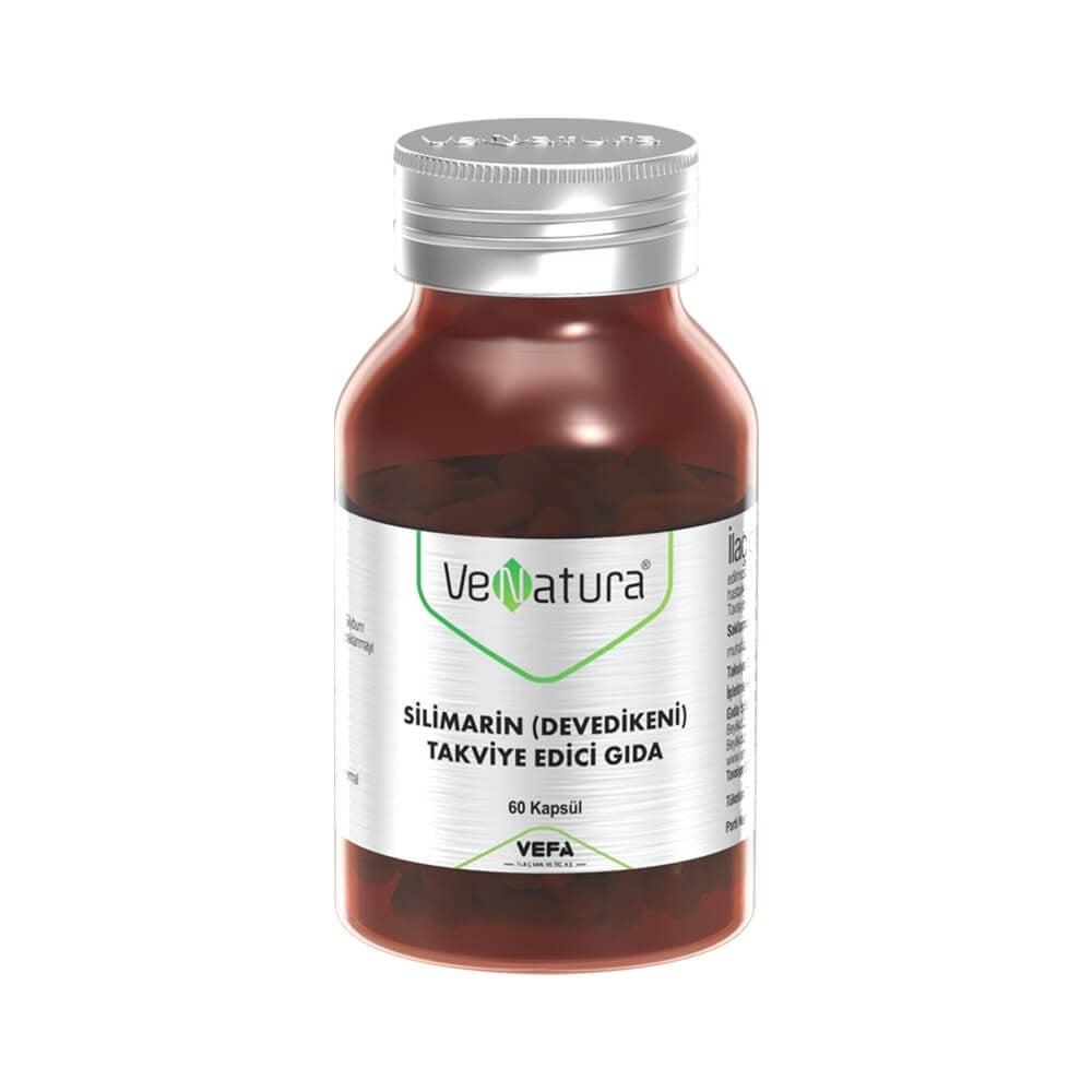 VeNatura Milk Thistle Supplement - 60 Capsules, Liver Support, Silimarin VeNatura Milk Thistle Supplement - Liver Support Milk Thistle Supplement, Silimarin, Devedikeni, Dietary Supplement, Liver Support, Natural Health Products, VeNatura Silimarin, Health Supplements, Wellness Products, Liver Health, Detoxification, Antioxidant, Natural Remedies, Supplement Capsules