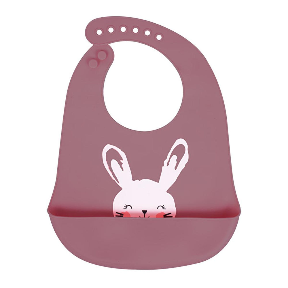 Sevi Bebe Silicone Baby Bib - Waterproof, Adjustable, and Easy to Clean for Mess-Free Mealtime - Baby Care