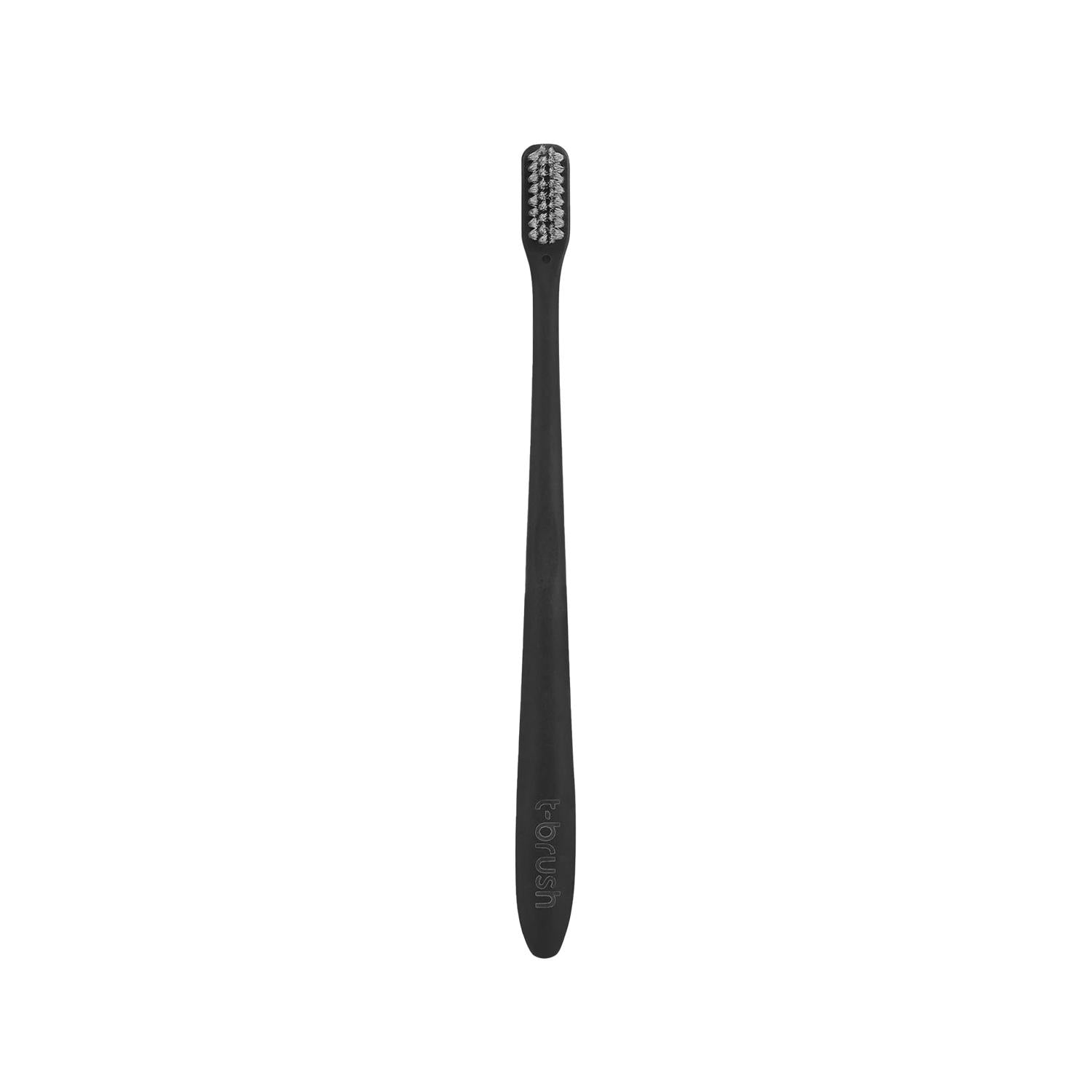 T-Brush Biodegradable Toothbrush Medium Hard Bristles Black - Eco-Friendly Oral Hygiene T-Brush Eco-Friendly Toothbrush - Biodegradable & Effective Toothbrush, Biodegradable Toothbrush, Medium Hard Bristles Toothbrush, Black Toothbrush, Eco-Friendly Dental Care, Oral Hygiene Products, T-Brush, Sustainable Oral Care, Green Dental Products, Environmentally Friendly Toothbrush, Oral Care Essentials