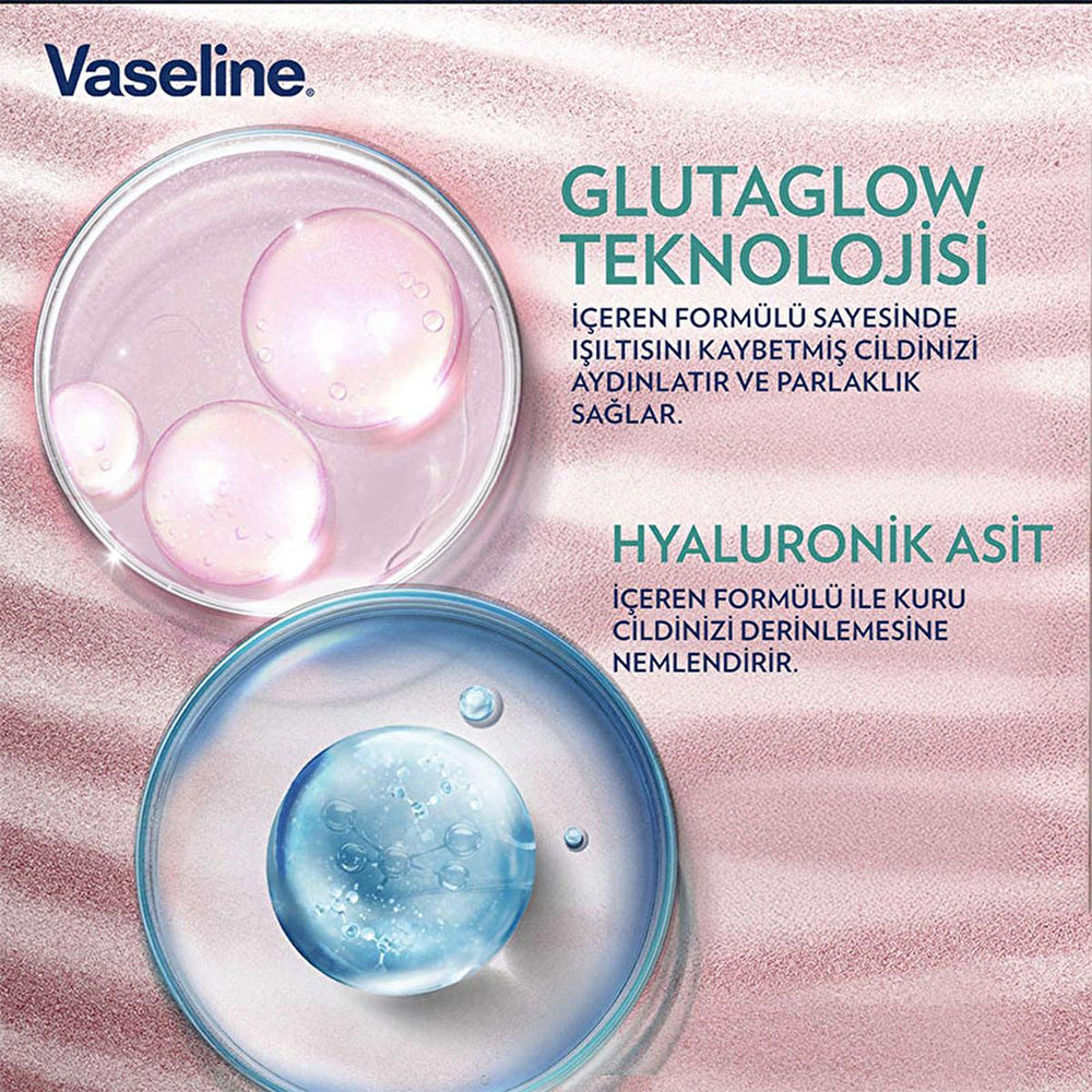 Vaseline Gluta-Hya Smooth Body Lotion: Brighten, Smooth, & Hydrate Dry Skin | Niacinamide, AHA, BHA, PHA, Hyaluronic Acid - Non-Greasy Formula Vaseline Gluta-Hya: Smooth & Bright Body Lotion - Dry Skin Savior body lotion, smoothing body lotion, skin brightening lotion, dry skin moisturizer, Niacinamide body lotion, AHA BHA PHA lotion, GlutaGlow lotion, Hyaluronic acid body lotion, non-greasy body lotion, blemish reducing body lotion, moisturizing lotion, radiant skin, smooth skin, skin renewal, hydration, d