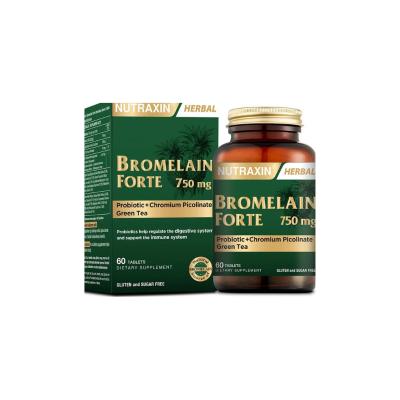 Nutraxin Bromelain Forte 60 Tablets - Digestive Health & Immune System Support Supplement - image 3