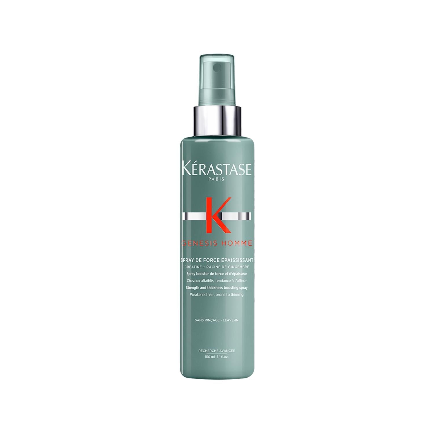 Kerastase Genesis Homme Hair Strengthening and Styling Spray for Men - 150ml Kerastase Genesis Homme Hair Strengthening Spray Kerastase Genesis Homme, Hair strengthening spray for men, Styling spray, Professional hair care products, Anti-hair loss spray, Men's grooming, Hair care for men, Styling products, Hair strengthening, Hair loss solution, Men's hair care, Kerastase products