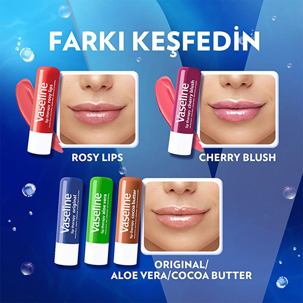 Vaseline Lip Therapy Original Lip Care Balm - 48 Hour Moisturizing Relief for Dry, Chapped Lips - Long Lasting - view 8