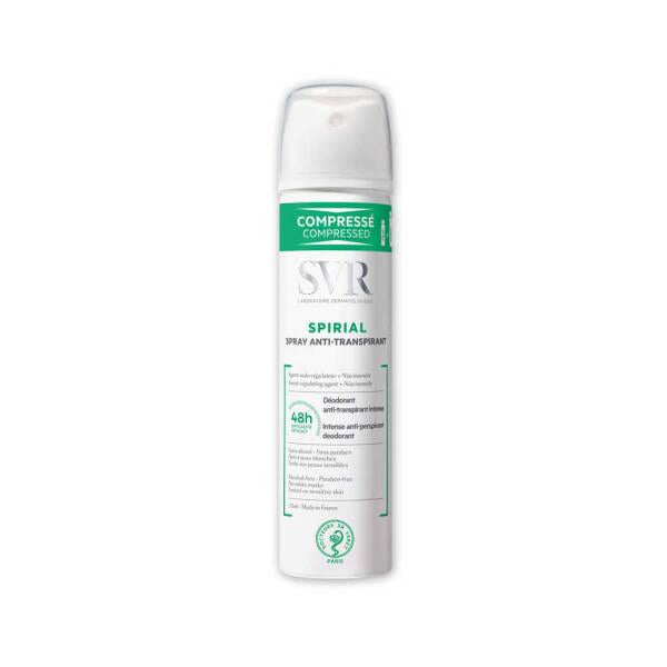 SVR Spirial Anti-Perspirant Spray: 48H Odor & Sweat Protection -  Effective Deodorant for Excessive Sweating with Niacinamide, 2.54 fl oz SVR Spirial Spray: 48H Sweat & Odor Control | Deodorant anti-perspirant spray, deodorant spray, excessive sweating treatment, long lasting deodorant, odor protection spray, SVR deodorant, aluminum chlorohydrate deodorant, niacinamide deodorant, 48 hour deodorant, anti-perspirant, deodorant, excessive sweating, odor protection, long-lasting, spray deodorant, aluminum chlor