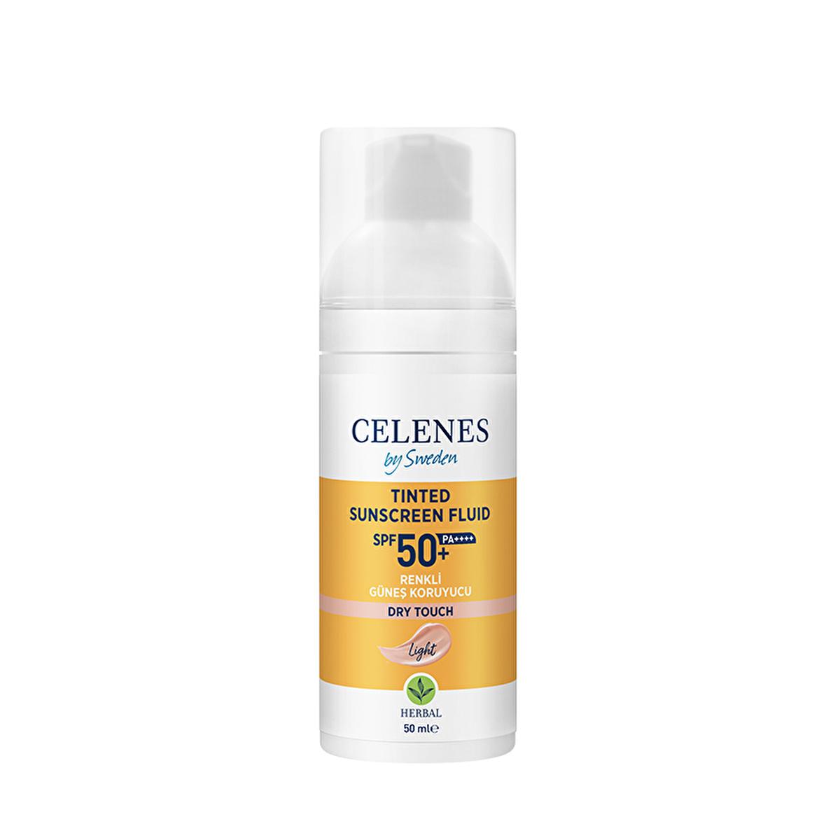 Celenes Herbal Tinted Sunscreen SPF 50 - UVA UVB & Blue Light Protection, Dry Touch, Fragrance & Alcohol-Free - 50ml Celenes Herbal SPF 50 Tinted Sunscreen: UVA/UVB & Blue Light sunscreen, SPF 50 sunscreen, tinted sunscreen, mineral sunscreen, organic sunscreen, blue light sunscreen, fragrance-free sunscreen, alcohol-free sunscreen, sun protection, dry touch sunscreen, UVA protection, UVB protection, sensitive skin, matte finish, water resistant, sun damage prevention, anti-aging, beauty, skincare, daily su