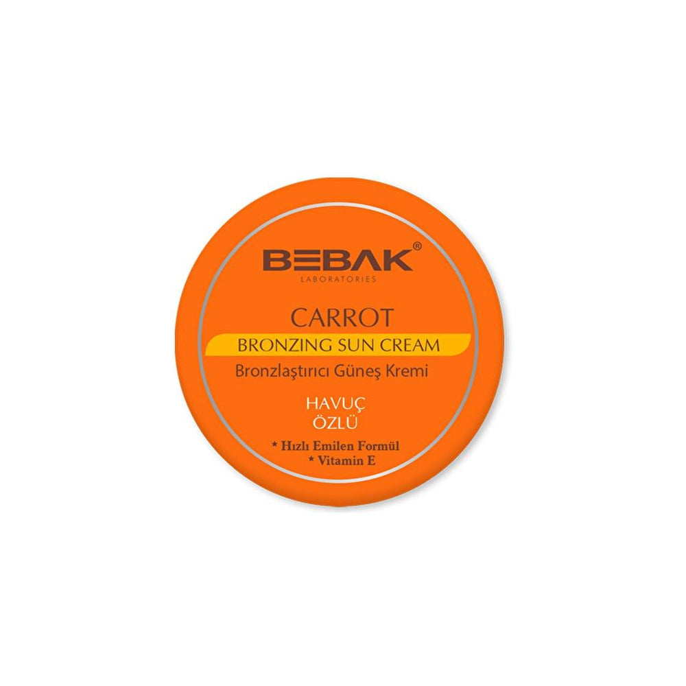 Bebak Carrot Extract Sun Care Cream for Glowing Skin 100 ml