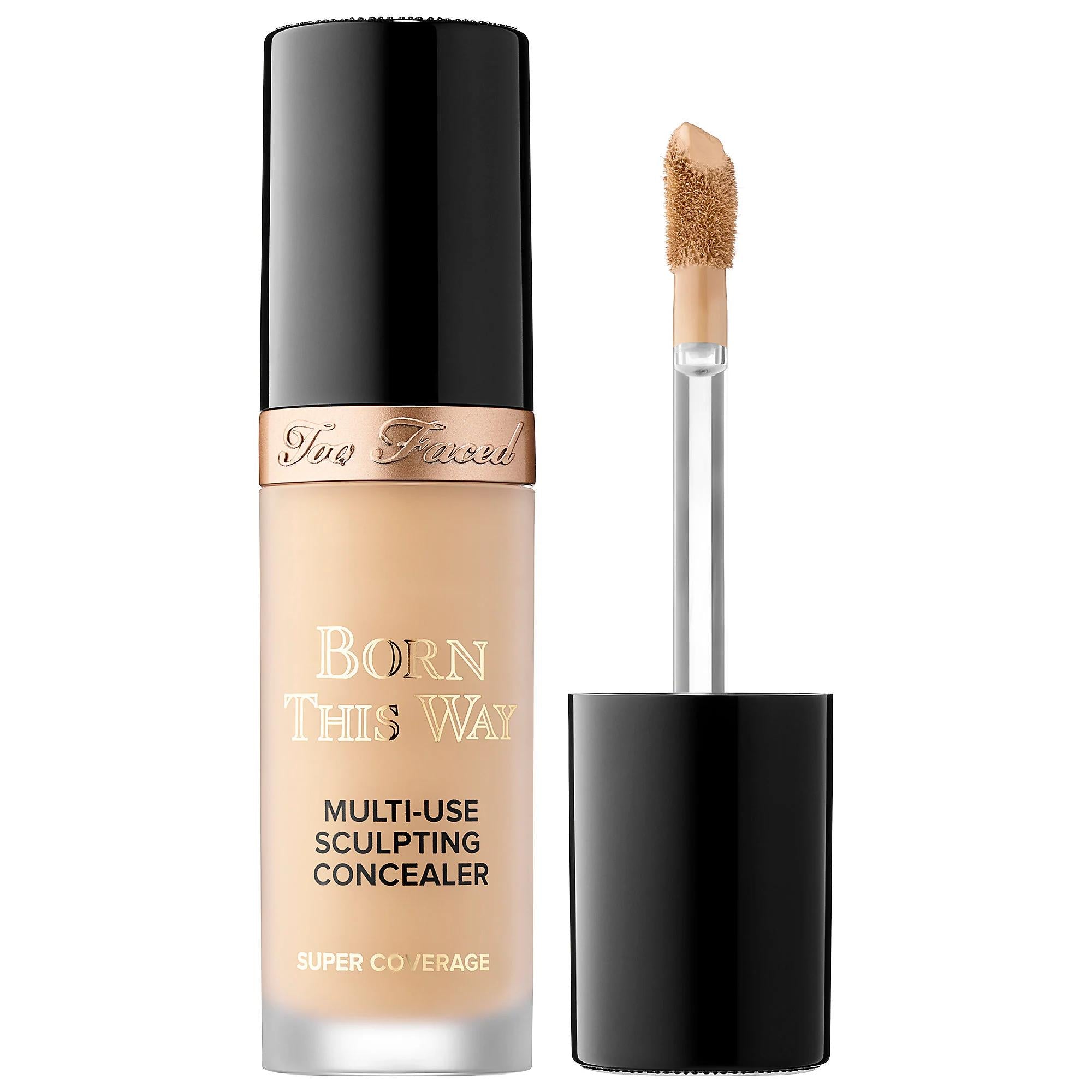 Too Faced Born This Way Super Coverage Multi-Use Concealer - Full Coverage, Hydrating, Vegan &amp; Cruelty-Free Too Faced Born This Way Concealer - Full Coverage &amp; Hydrating full coverage concealer, hydrating concealer, vegan concealer, cruelty-free concealer, multi-use concealer, makeup, face makeup, concealer, Too Faced, Born This Way, cosmetics, vegan cosmetics, cruelty-free cosmetics, natural finish, long-lasting makeup, hydrating makeup