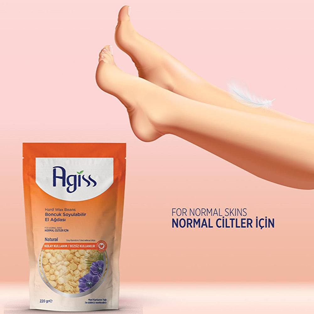 Agiss Natural Hair Removal Wax for Normal Skin - 220g, Easy & Effective Body Waxing - view 3