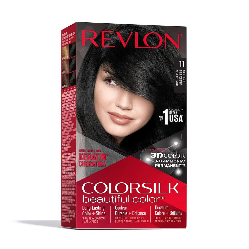 Revlon ColorSilk Beautiful Color Hair Dye 11 Black