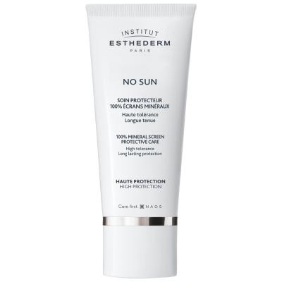 Institut Esthederm No Sun: Mineral Sunscreen for Sensitive Skin - Anti-Aging, Broad Spectrum, Water Resistant - Intense Face Sun Protection Institut Esthederm No Sun: Mineral Sunscreen for Sensitive Skin mineral sunscreen, sunscreen for sensitive skin, anti-aging sunscreen, broad spectrum sunscreen, water resistant sunscreen, sun protection, sunscreen for face, Institut Esthederm No Sun, sunscreen, sensitive skin, photo-aging, wrinkles, blackheads, water resistant, sweat resistant, face sunscreen, body suns