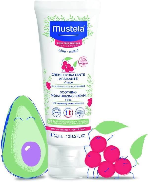 Mustela Baby Moisturizing Cream - Natural, Vegan, Fragrance-Free for Sensitive Skin - 40ml - view 3