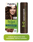 Palette Natural Permanent Hair Dye 5-0 Light Brown - Enriched with Natural Ingredients for Long-Lasting Color - view 7