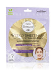 Bee Beauty Sheet Mask Set Hydrating Face Masks 7 Pack