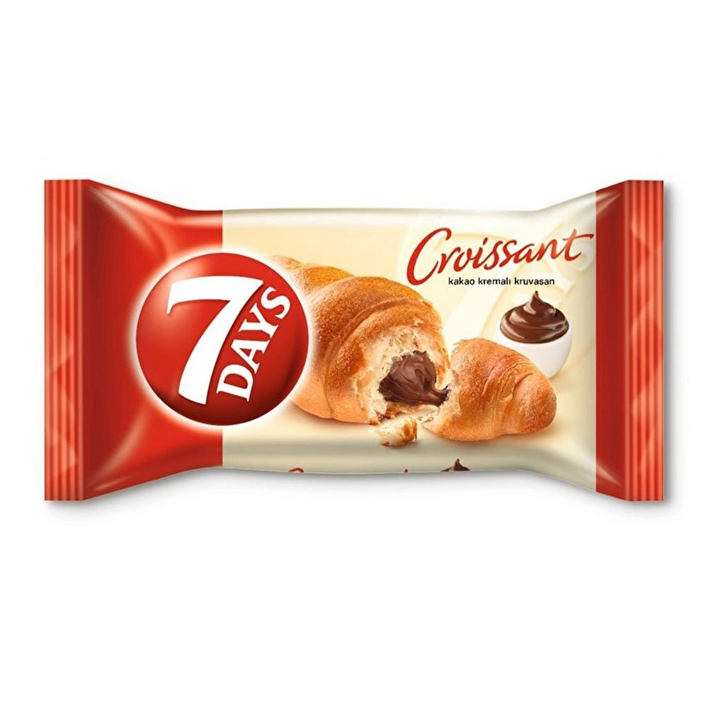 7Days Cocoa Cream Filled Croissant Soft Baked Snack 60g
