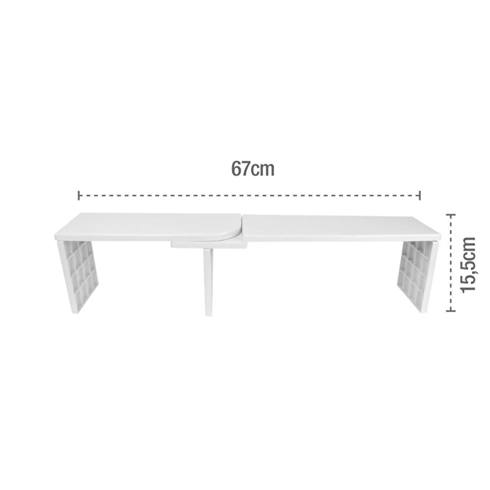 Decobella Adjustable Shelf Organizer - Rotating Storage Solution for Home Organization - view 4
