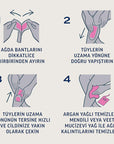 Veet Pure Wax Strips for Sensitive Skin - Hypoallergenic, Easy-Gelwax Technology for Legs & Body Hair Removal - view 5