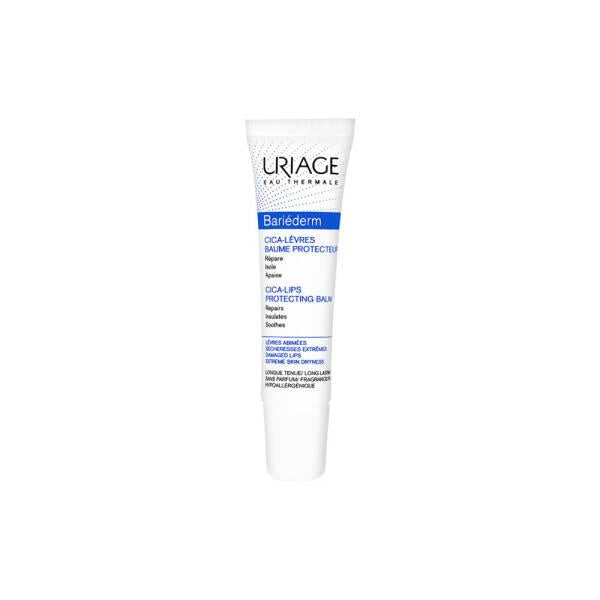 uriage cica lips repairing balm 15ml packaging, application of uriage cica lips repairing balm on lips Uriage Cica Lips Repairing Balm - 15ml Uriage Cica Lips Repairing Balm | 15ml uriage, cica-lips-balm, lip-care, repairing-balm, dry-lips, chapped-lips, adult-care, hypoallergenic, fragrance-free, ai-generated