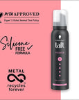 Taft Power Kaşmir Saç Köpüğü - Strong Hold Hair Mousse for Dry & Damaged Hair - Hair Mask