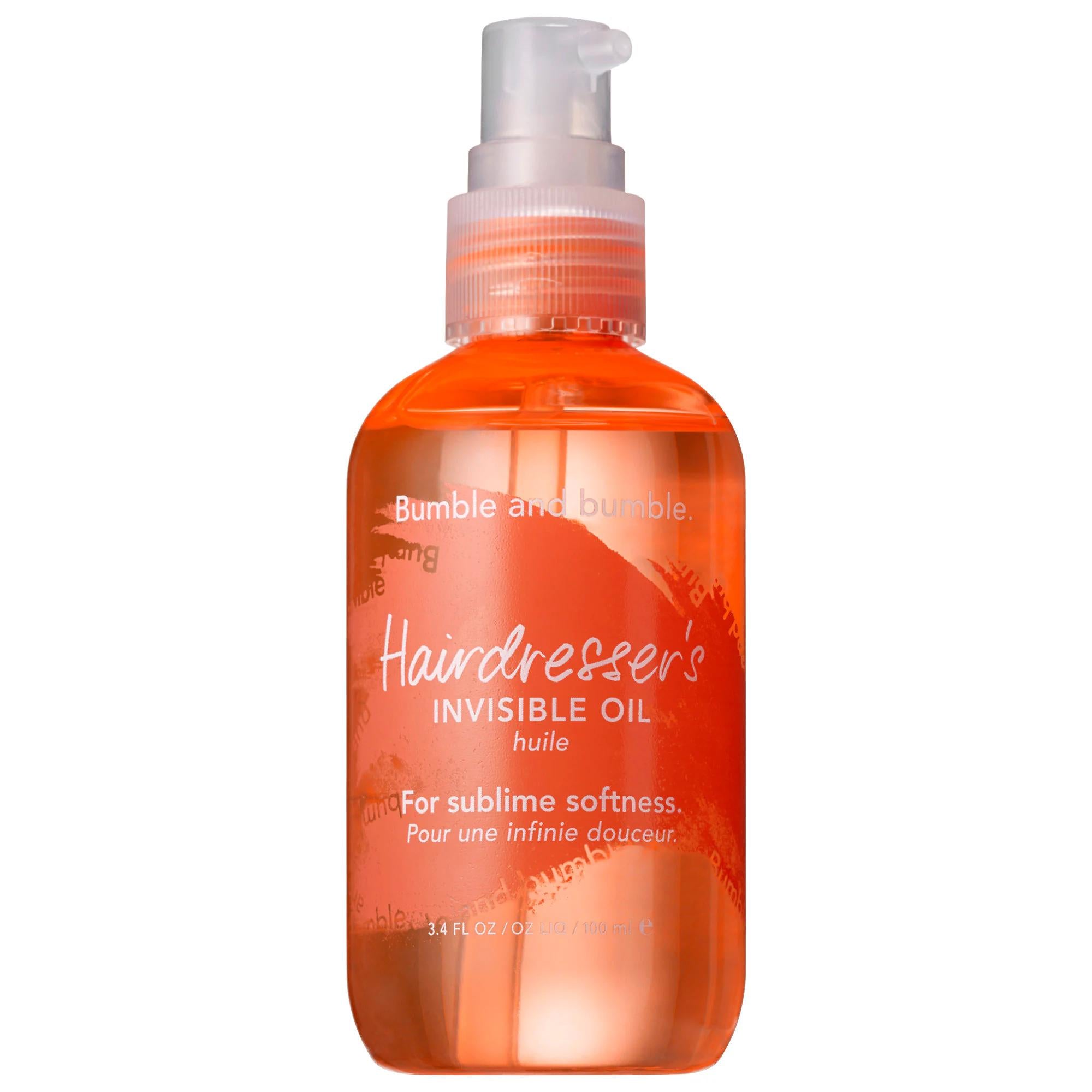Hairdresser's Invisible Oil: Frizz Control, Heat & UV Protection, Shine Enhancing Hair Oil - Featherlight Formula Hairdresser's Invisible Oil: Frizz Control & Heat Protection hair oil, frizz reducing hair oil, heat protection hair oil, UV protection hair oil, shine enhancing hair oil, sulfate free hair oil, paraben free hair oil, hair oil for dry hair, hair oil for frizzy hair, featherlight hair oil, hair care, anti-frizz, shine, heat protectant, UV protectant, dry hair solution, frizzy hair solution, mediu