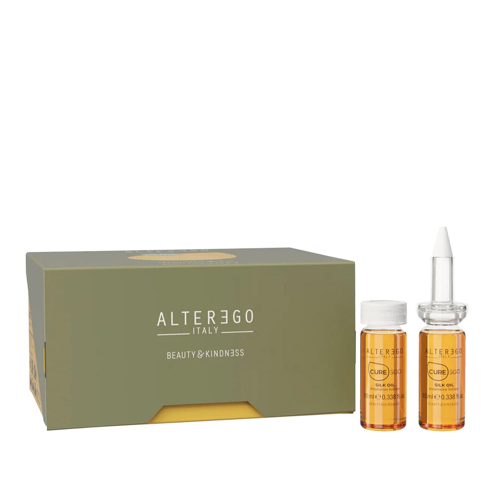 Alterego Italy Curego Silk Oil Anti-Frizz Hair Treatment 12x10 ml