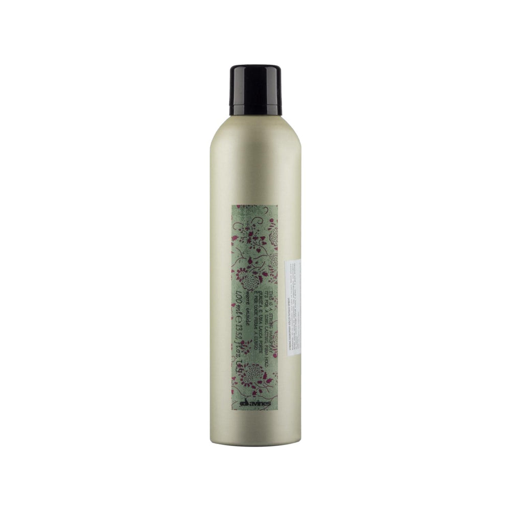 Davines Strong Hold Hair Spray 400ml - Long-Lasting Styling for Various Hairstyles Davines Strong Hold Hair Spray 400ml - Long-Lasting Hold Hair Spray, Strong Hold Hair Spray, Davines Hair Spray, 400ml Hair Spray, Long-lasting Hairstyling, Hair Styling Products, Davines, Hair Care, Styling Products, Long-lasting Hold, Versatile Styling, Value for Money, Hair Styling Solutions
