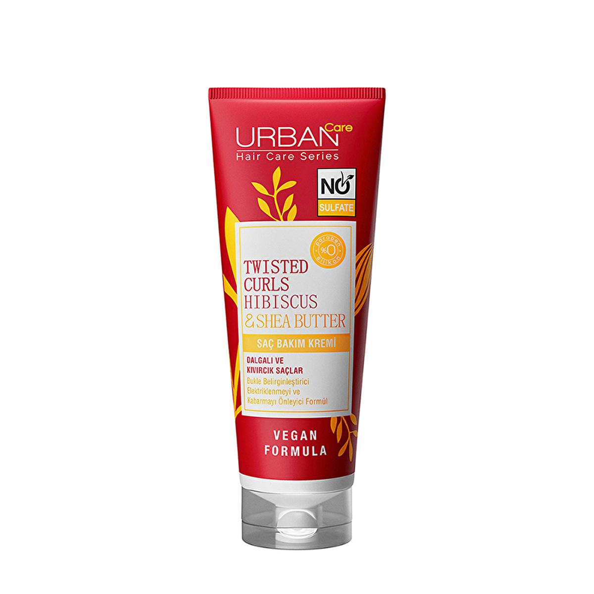 Urban Care Sulfate-Free Hair Care Cream for Curly Hair - Nourishing, Moisturizing, Vegan, 8.45 fl oz Urban Care Sulfate-Free Curly Hair Care Cream - 8.45 fl oz Hair care cream, Sulfate-free hair cream, Vegan hair products, Curly hair care, Natural hair moisturizer, Hibiscus hair care, Shea Butter hair care, Plant-based keratin, Hair nourishment, Moisturizing hair care, Frizz reduction, Curly hair solution, Vegan beauty products, Natural hair care, Sulfate-free hair care, Paraben-free hair care, Silicone-fre