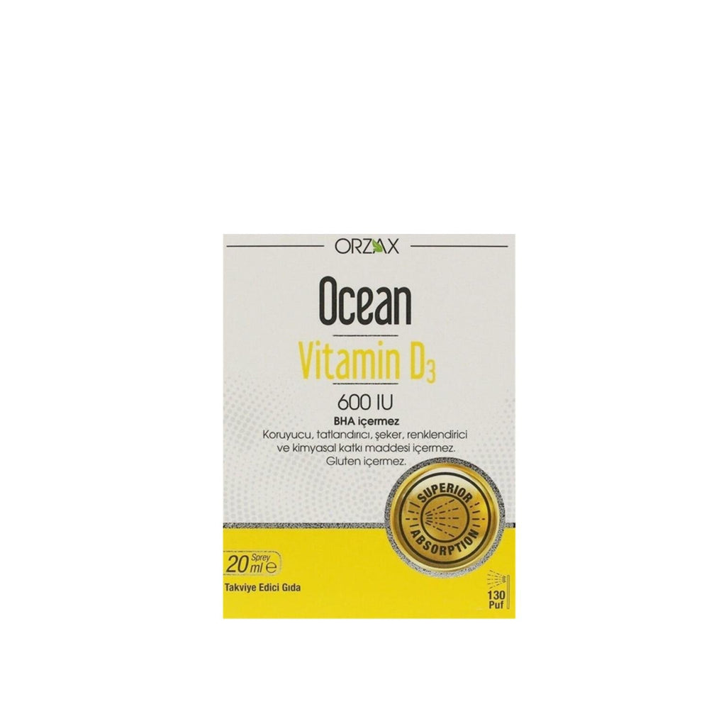 Orzax Ocean Vitamin D3 600 IU 20 ml Spray - Gluten-Free, BHA-Free Supplement for Kids and Adults - image 6