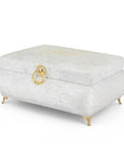 Eklips Footed Storage Chest Elegant Home Organizer