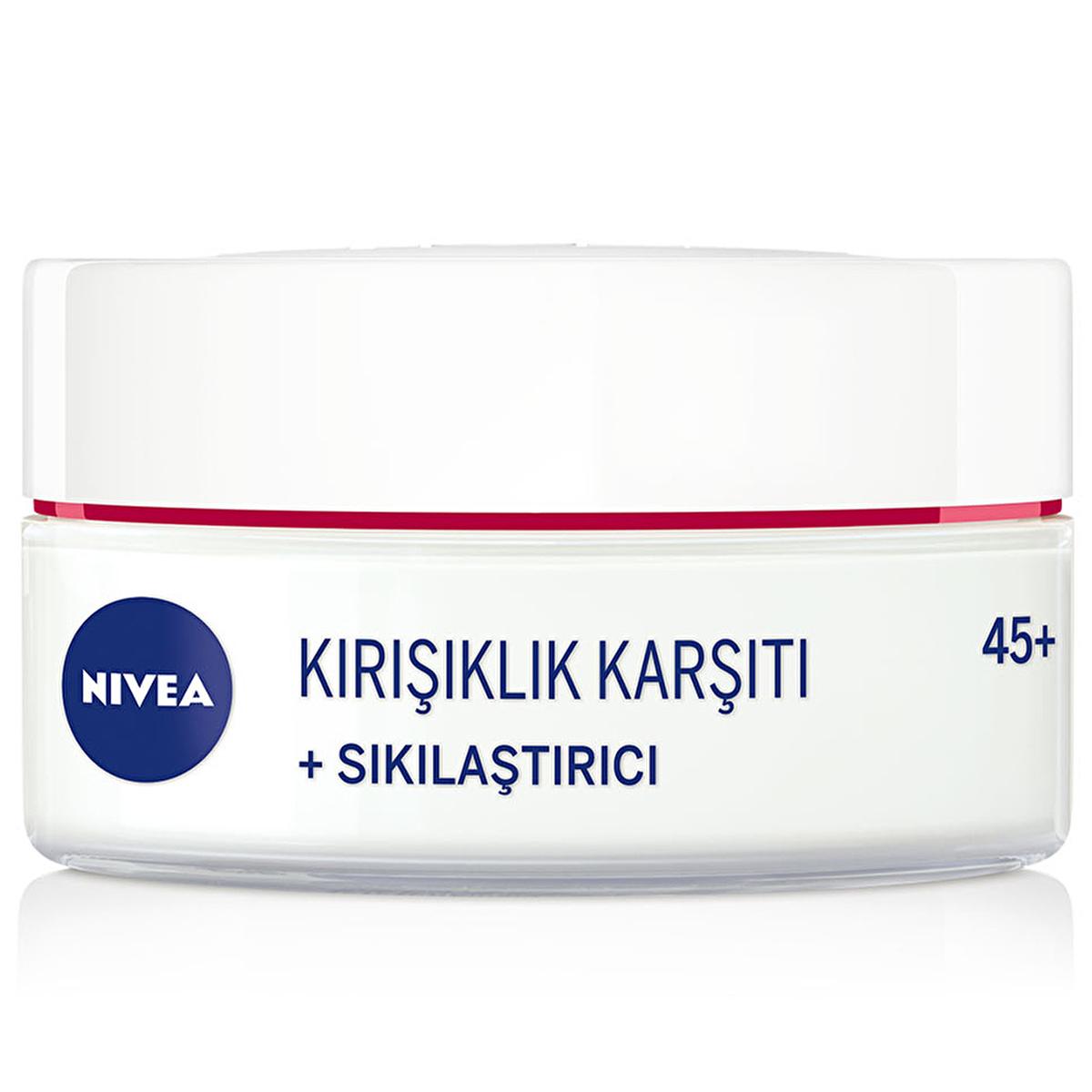 nivea-wrinkle-firming-cream-45-plus-1-69-fl-oz, nivea-wrinkle-firming-cream-45-plus-texture Nivea Wrinkle Firming Cream for Ages 45+ - Anti-Aging Moisturizer with UV Protection | 1.69 fl oz Nivea Wrinkle Firming Cream 45+ - Anti-Aging Moisturizer nivea, wrinkle-firming, anti-aging, moisturizer, skincare, uv-protection, hydration, mature-skin, face-care, ai-generated