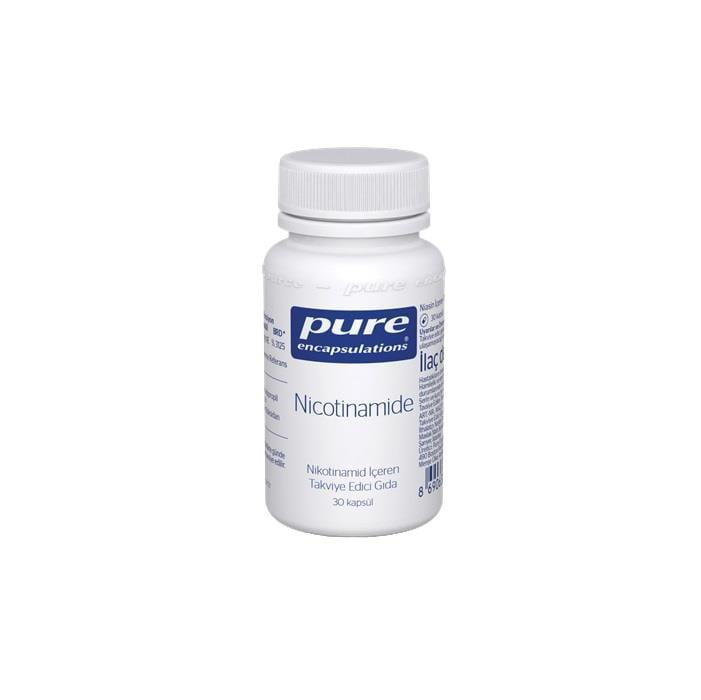 Pure Nicotinamide Skin Support Supplement 30 Capsules