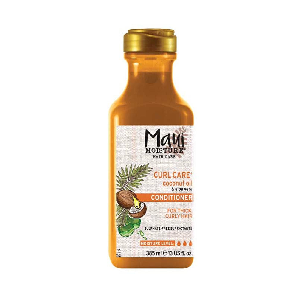Maui Moisture Coconut Oil Curl Quench + Smoothie Hair Conditioner: Vegan, Sulfate-Free for Defined & Hydrated Curls (13 fl oz) Maui Moisture Coconut Curl Conditioner: Hydrate & Define Hair Conditioner, curly hair conditioner, coconut oil hair cream, vegan hair conditioner, sulfate-free conditioner, curl defining conditioner, aloe vera hair conditioner, natural hair care, Maui Moisture, bukle belirginleştirici, coconut oil, aloe vera, papaya extract, moisturizing conditioner, hydrating conditioner, frizz con