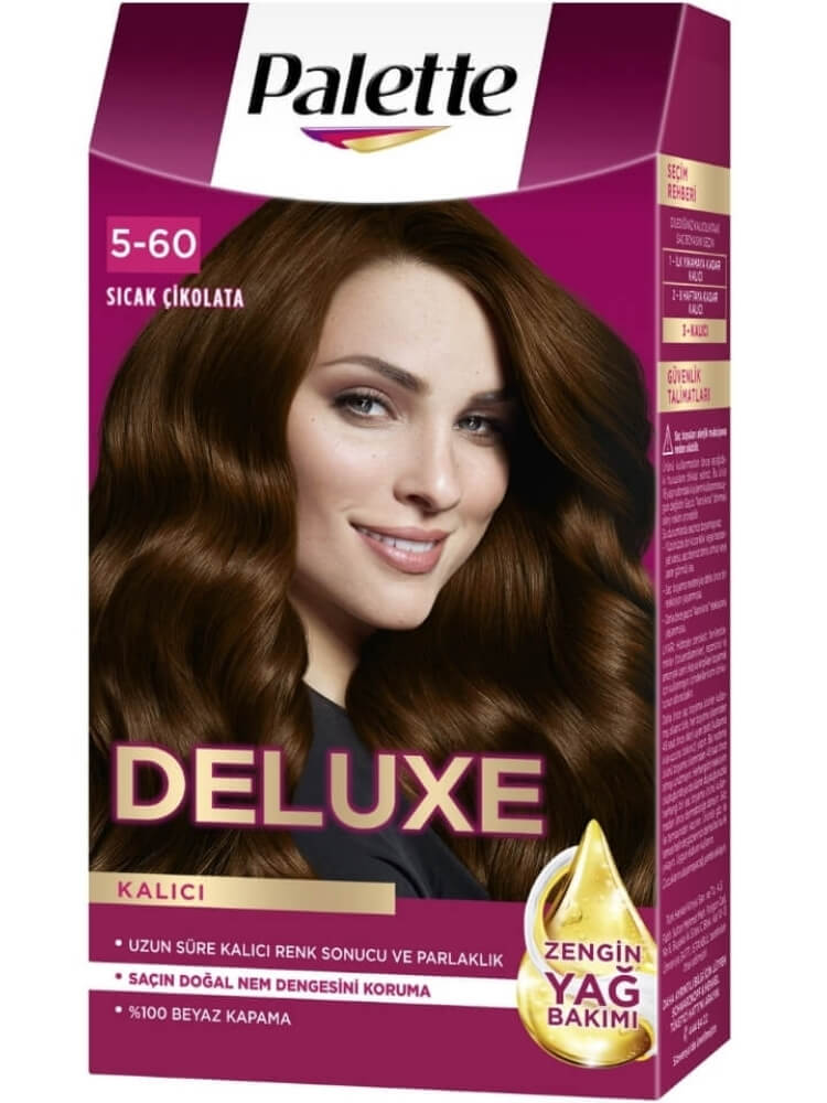 Palette Deluxe Hair Dye 5.60 Warm Chocolate for Vibrant Color